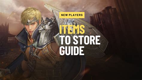Items to Store (New Player) Guide .